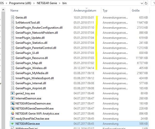 Netgear Genie 2.4.52 Windows 10.PNG