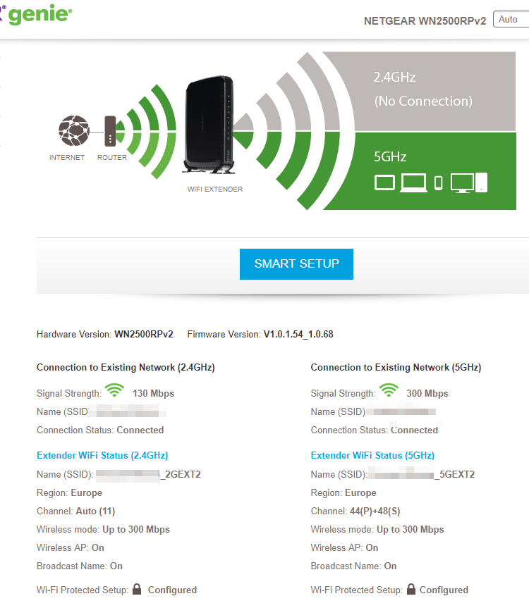 Extender Existing Network Status.PNG