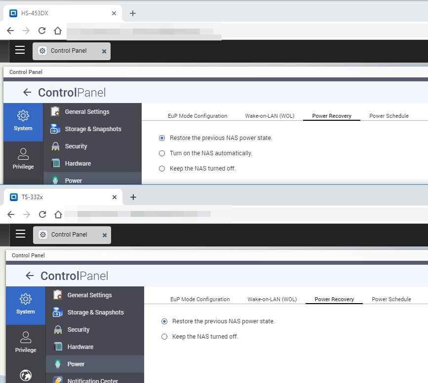 QTS Power Recovery Controls.JPG