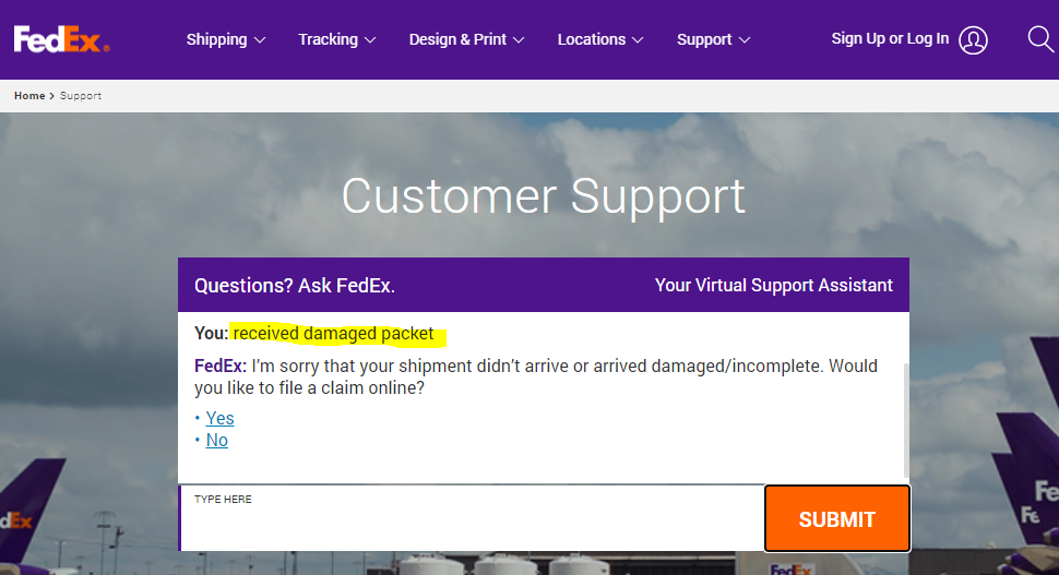FedEx received damaged packet .PNG