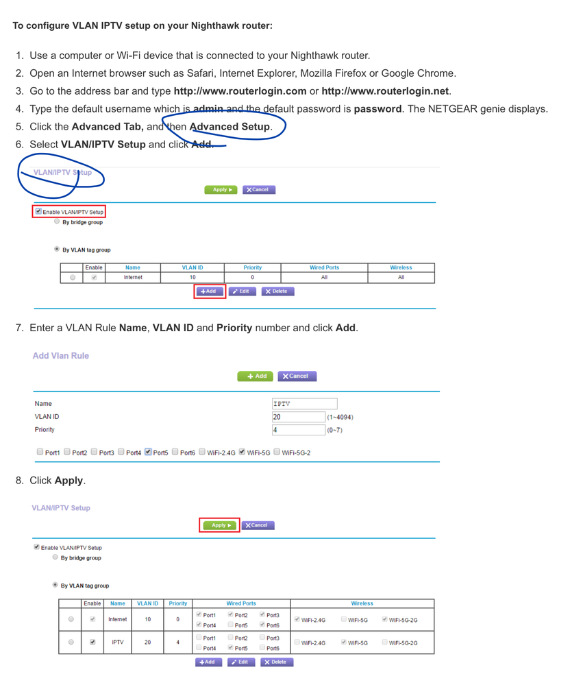 Cannot find the VLAN setup for R8000 | NETGEAR Communities