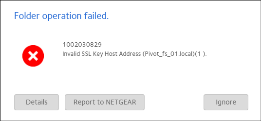 Invalid SSL Key Host Address | NETGEAR Communities