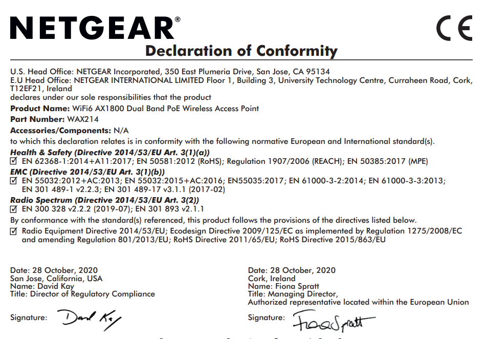 WAC214 Netgear CE DoC.PNG