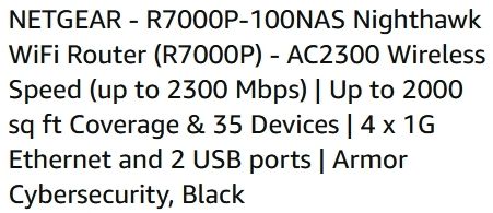 R7000P vs R8000P Number of Device Connections | NETGEAR Communities