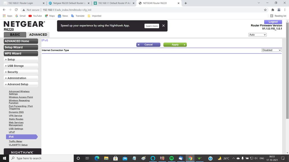 status of Ipv6 in advanced setup.jpg