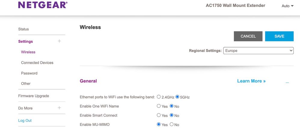 EX6250 smart connect