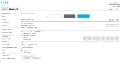 IPv6 not available
