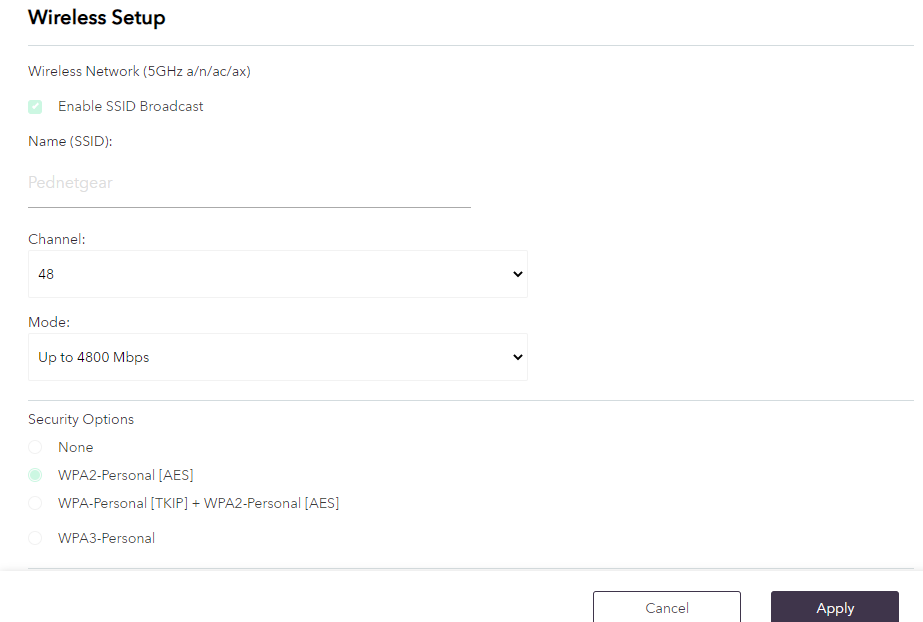 RAX50 5G setup greyed out | NETGEAR Communities
