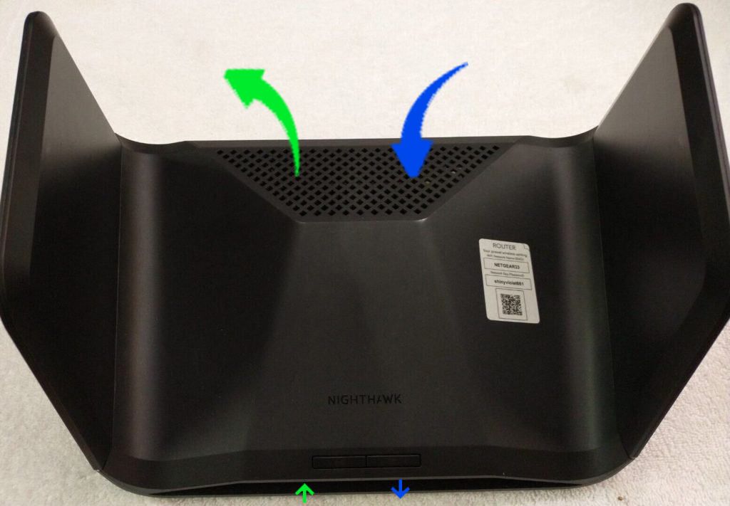 Does anyone know what direction does the air flow on RAX70? (Image ...