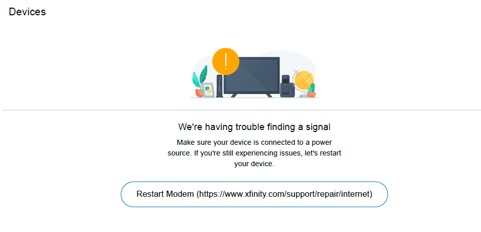 Xfinity cannot find signal from CBR750 | NETGEAR Communities