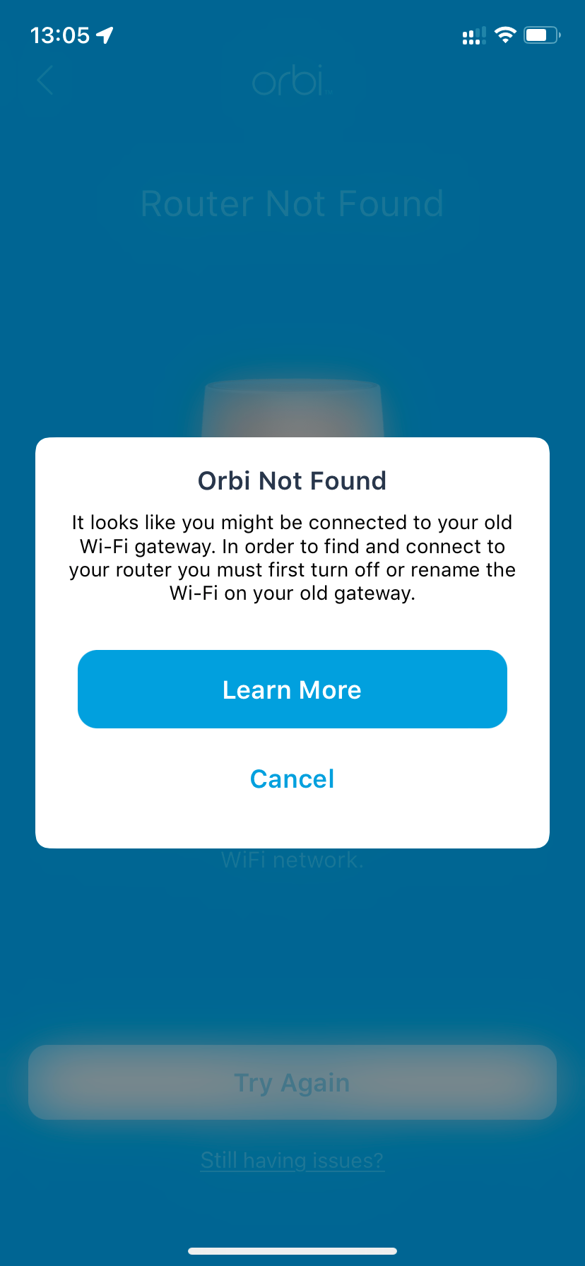Orbi Not Found | NETGEAR Communities