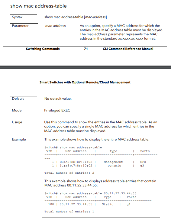 Lite CLI show mac address-table.PNG