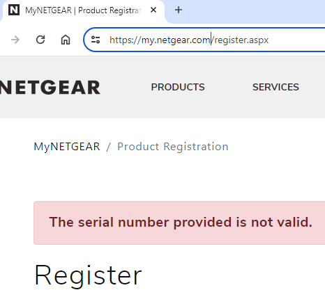 OEM Serial number cant be registered.PNG