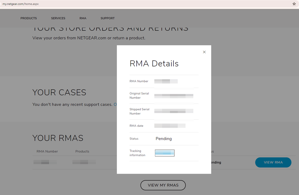 RMA Details - Tracking infrmation pxld.PNG
