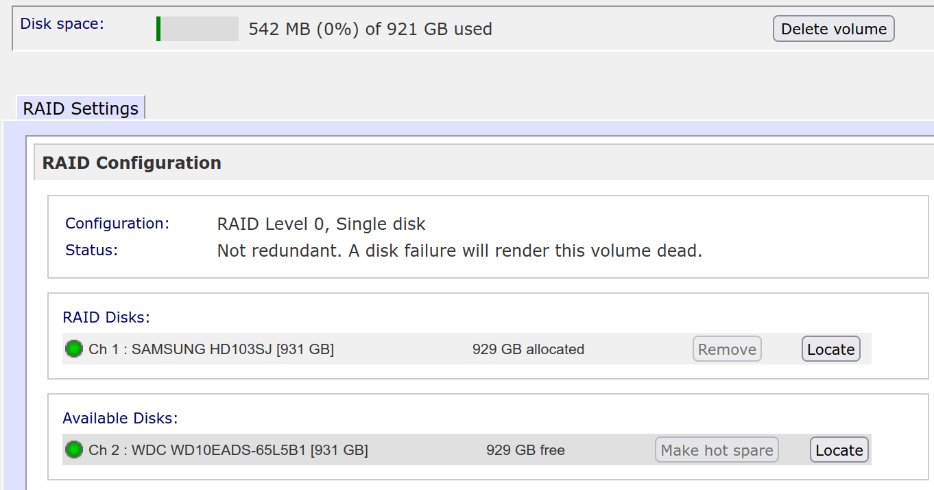 Create two logical groups using Flex-RAID | NETGEAR Communities