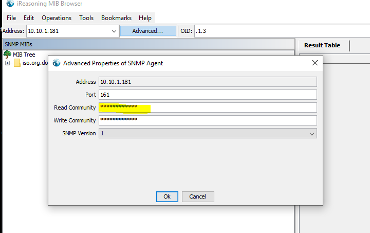 MIB Browser - Read Community.PNG