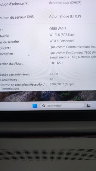 orbi 970 protocole wifi 6 meme pas 6e..