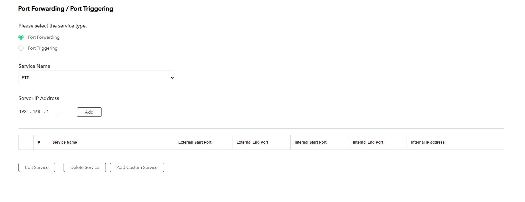 Image showcasing PORT FORWARDING/CUSTOM SERVICE | NETGEAR Communities